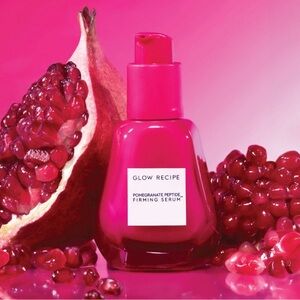 Glow Recipe Pomegranate Peptide Serum in White and Red